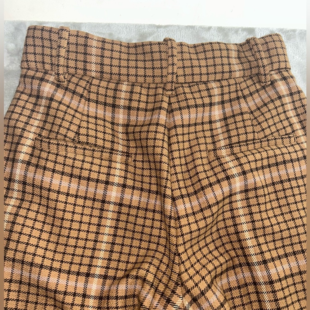 Wilfred aritzia wool blend plaid wide leg trousers - Picture 10 of 11